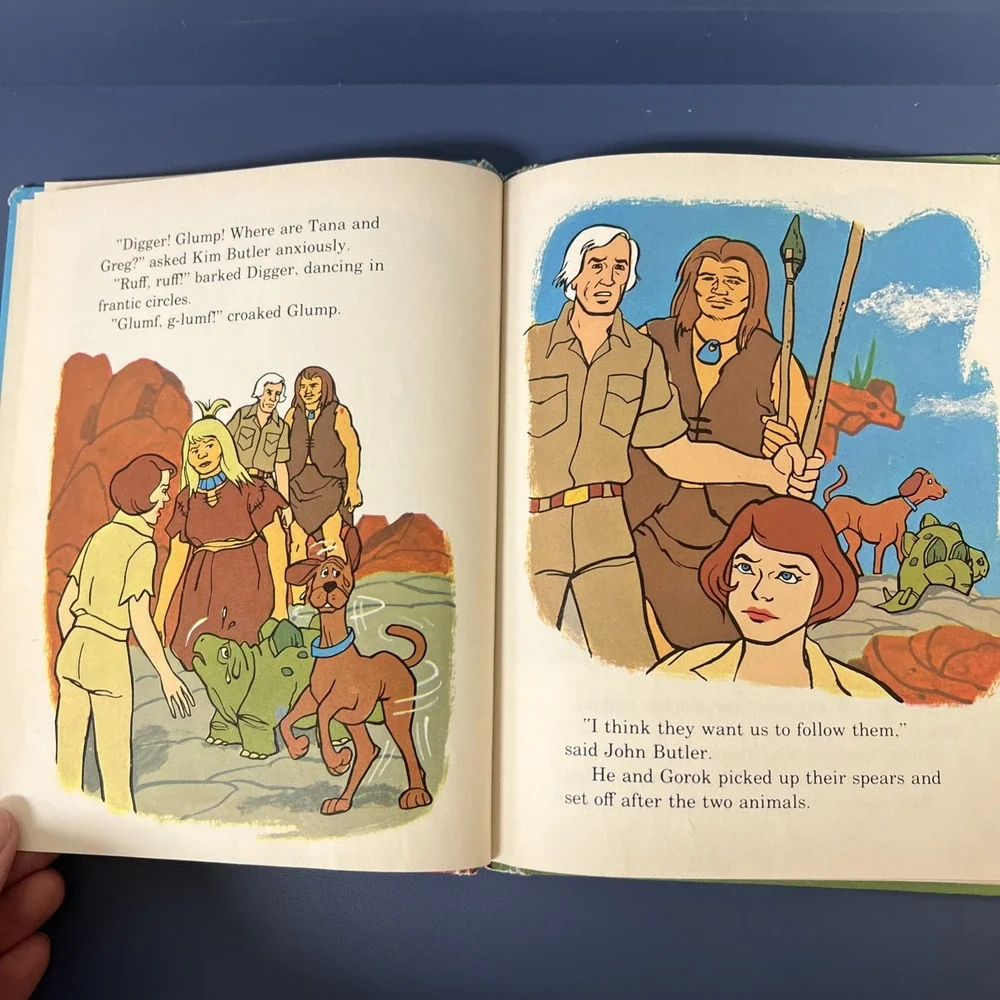 Vintage Children's Rand McNally Book‎ Hanna-Barbera's VALLEY OF THE DINOSAURS